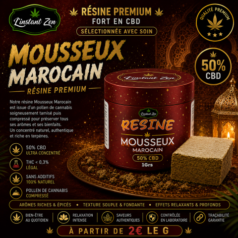 Résine - Le Mousseux- 50%