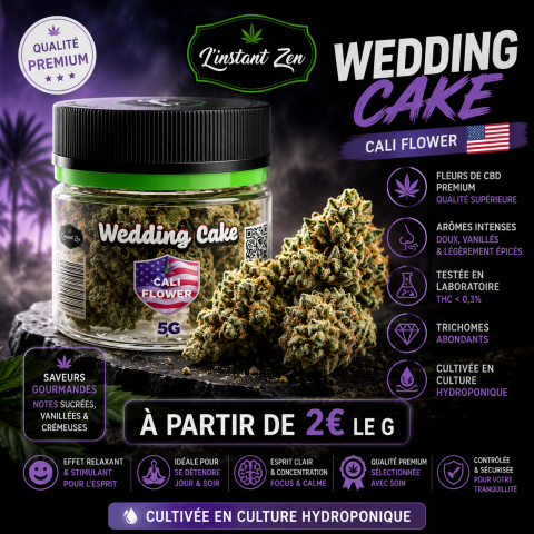 CBD Cali – Wedding Cake – 22 à 26%