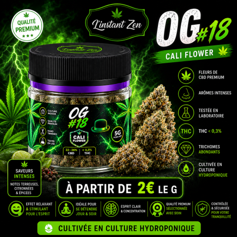 CBD Cali – OG#18 – 22 à 26%