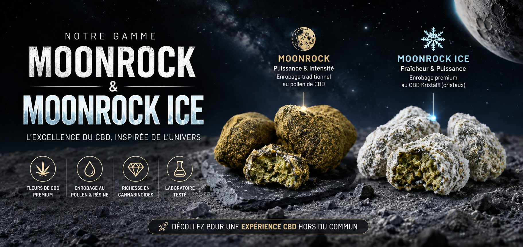 le Moonrock CBD – Qu'est ce que c'est ? L'Instant Zen CBD