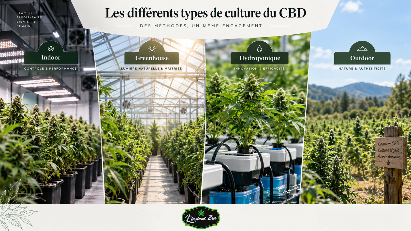 Comparatif gammes de fleurs CBD – L'Instant Zen CBD