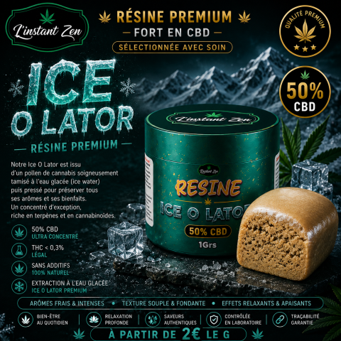 Résine - Ice-o-lator CBD - 50%