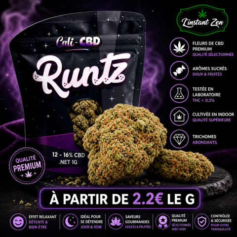 CBD Californie - RUNTZ - 13,82%