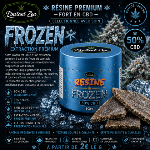 Résine - Fresh Frozen CBD - 50%