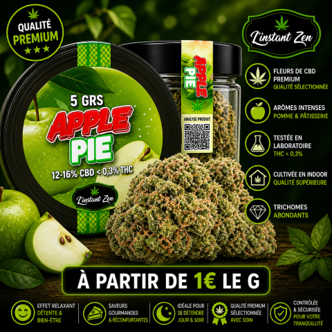 CBD Medium Bud – Apple Pie - 18%