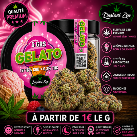 CBD Medium Bud – Gelato 41 - 16,5%