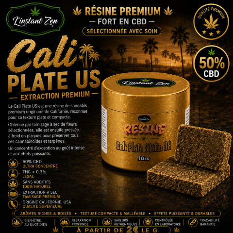 Résine - Cali Plate CBD - 50%