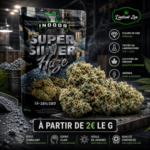 CBD Indoor - Super Silver Haze - 14,46%