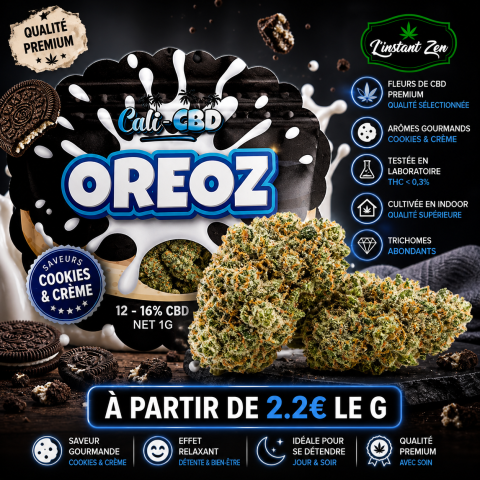 CBD Californie - Oreoz - 16,61%