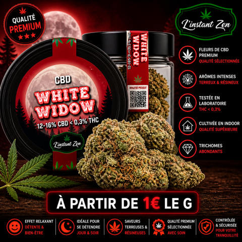 CBD Medium Bud – White Widow - 11,7%