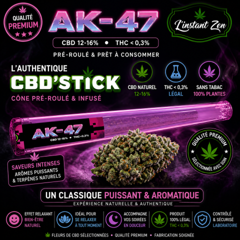 CBD Pre-Roll – AK-47 – 16,2%