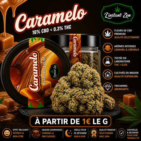 CBD Medium Bud – Caramelo - 14,28%