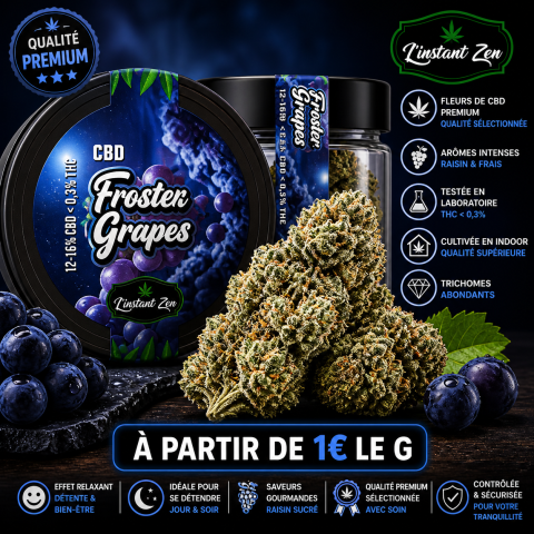 CBD Medium Bud – Frosted Grape - 13,93%