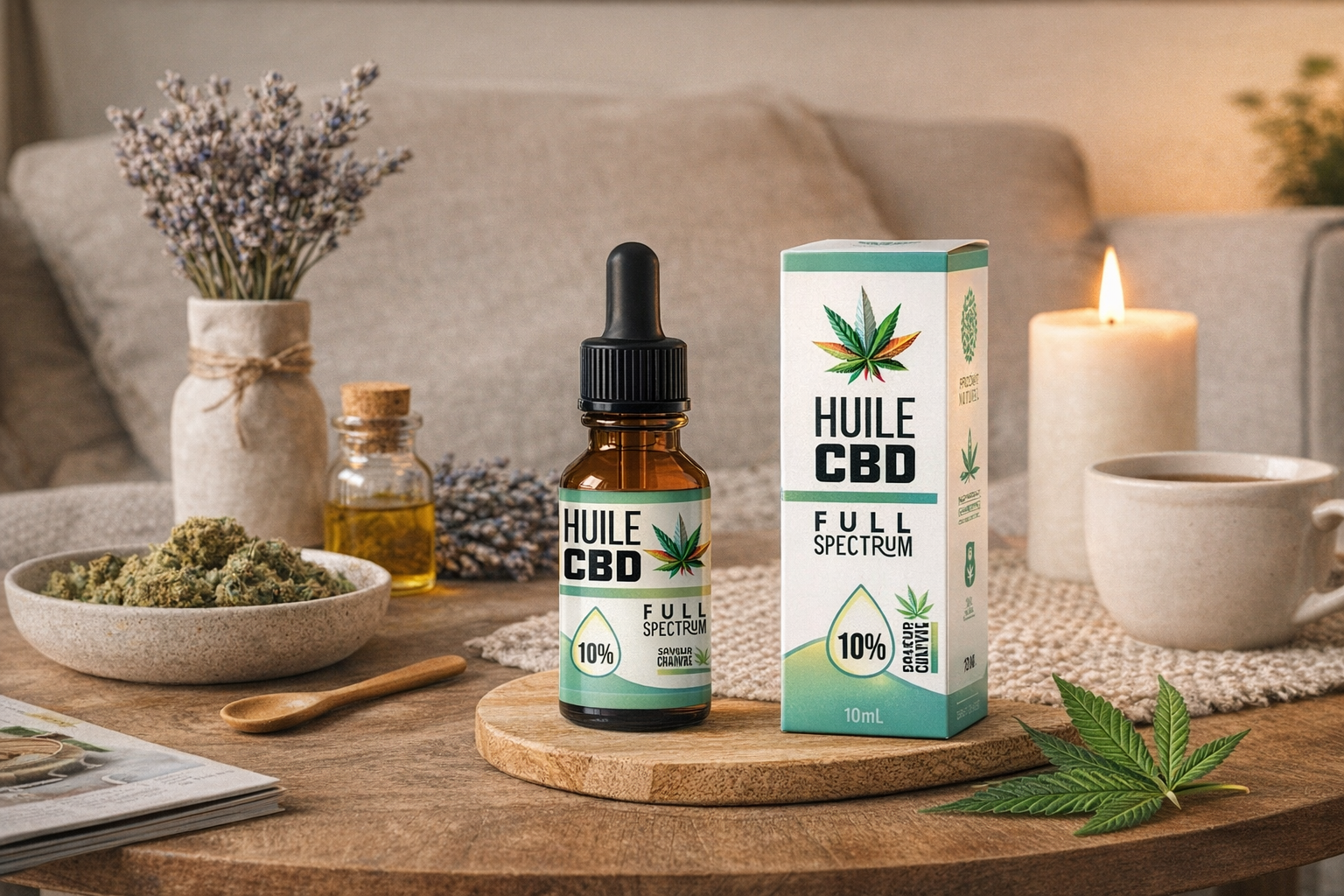 Huile de CBD full spectrum – L'Instant Zen CBD